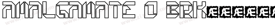 Amalgamate O BRK字体转换